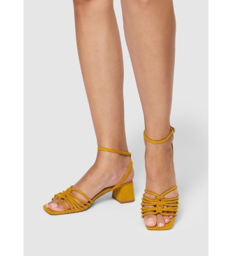 Pepe Jeans Sandals Zoe Colors yellow -Height heel 6cm