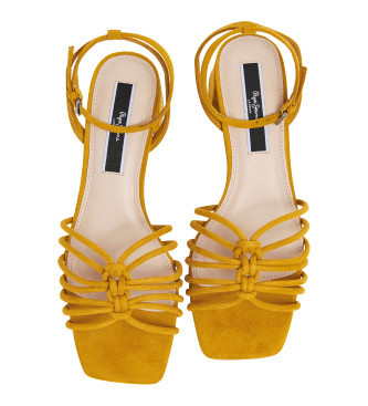 Pepe Jeans Sandals Zoe Colors yellow -Height heel 6cm