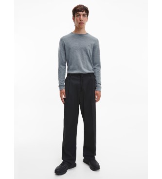Calvin Klein Pullover aus Merinowolle grau