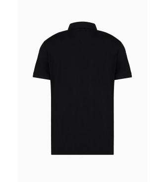 EA7 Koszulka polo premium czarna