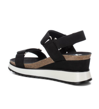 Xti Sandals 142619 black -Height 7cm heel