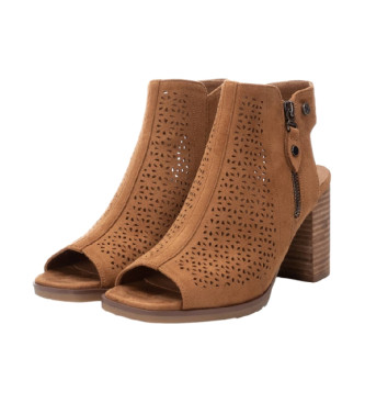 Xti Ankle boots 142429 brown -height heel: 8cm