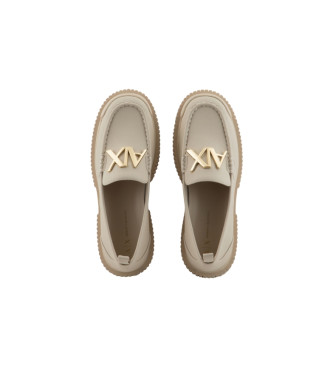 Armani Exchange Loafer Loafers beżowy