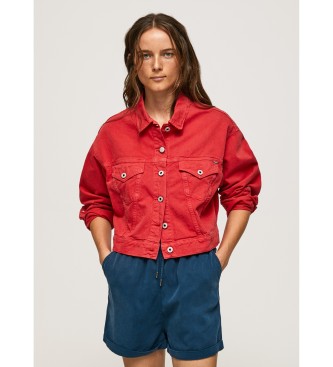 Pepe Jeans Giacca Foxy rossa
