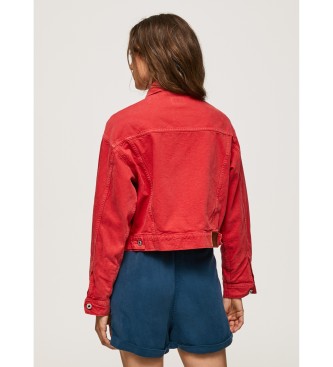 Pepe Jeans Lisičja jakna rdeča