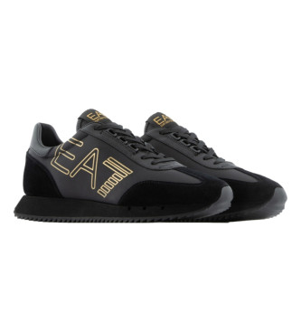 EA7 Nero&bianco Sneaker vintage nere