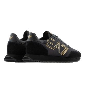 EA7 Nero&bianco Sneaker vintage nere