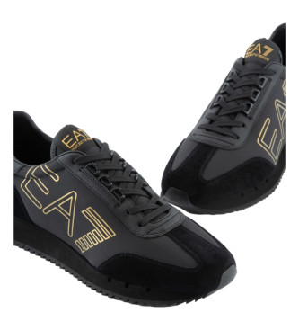 EA7 Nero&bianco Sneaker vintage nere