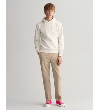 Gant Felpa beige Archive tono su tono