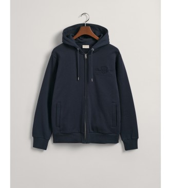 Gant Sweat-shirt Tonal Archive Shield marine