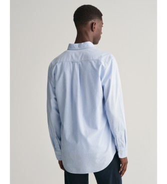 Gant Camisa Oxford Regular Fit azul