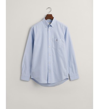 Gant Camisa Oxford de ajuste regular azul