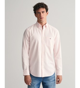 Gant Camisa Oxford Regular Fit rosa