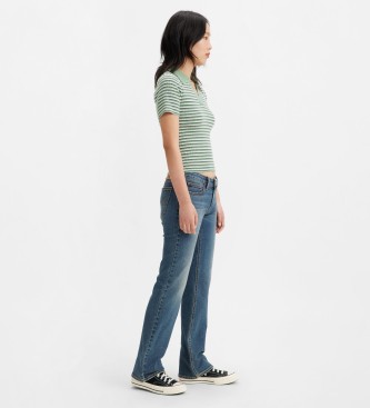 Levi's Bootcut-Jeans mit niedriger Leibhhe blau