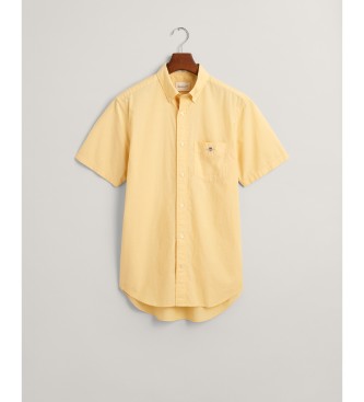 Gant Chemise Regular Fit en popeline jaune