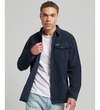 Superdry Vintage navy fljls-overshirt