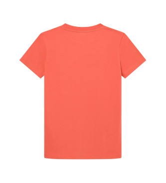 Pepe Jeans T-shirt New Art N pomarańczowy