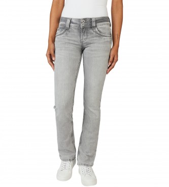 Pepe Jeans Jean Gen Fit Regular vita media grigio