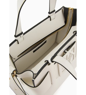 Armani Exchange Borsa tote bianca