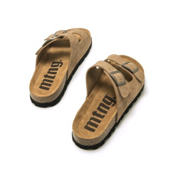 Mustang Adam Leather Sandals brown
