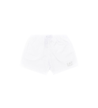 EA7 White mid-length swimsuit