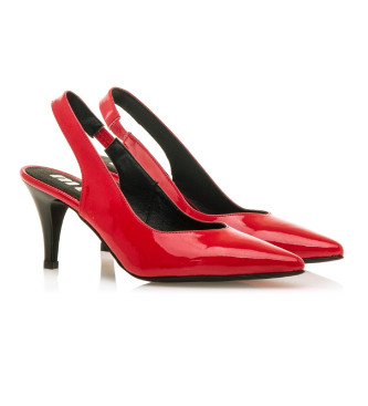Mustang Chantal red shoes -Height heel 8cm