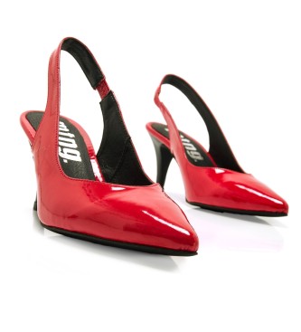 Mustang Chantal red shoes -Height heel 8cm