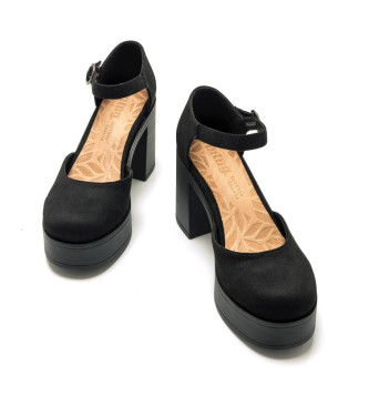 Mustang Sixties shoes black -Height 8cm heel
