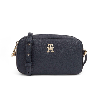 Tommy Hilfiger TH Emblem wallet bag with navy shoulder strap