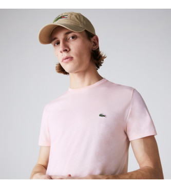 Lacoste Pima roze T-shirt