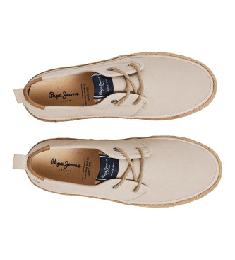 Pepe Jeans Port Tourist beige sportschoenen