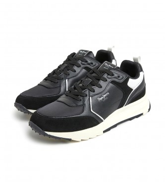 Pepe Jeans Scarpe da ginnastica Joy in pelle nera