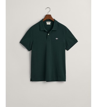 Gant Polo majica Shield green piqué Regular Fit