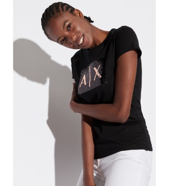 Armani Exchange Kortrmad T-shirt svart