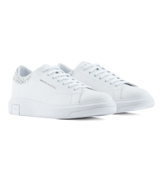 Armani Exchange Zapatillas de Piel Ton blanco