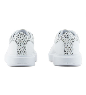 Armani Exchange Zapatillas de Piel Ton blanco