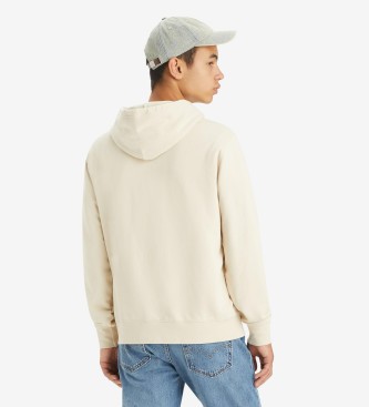 Levi's Housemark sweatshirt i beige