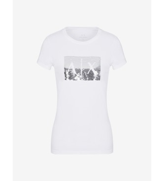 Armani Exchange T-shirt korte mouw wit