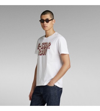 G-Star T-shirt 3D  pois blanc