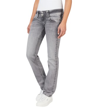 Pepe Jeans Grijze Slim Jeans