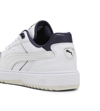 Puma Zapatillas de Piel Doublecourt blanco