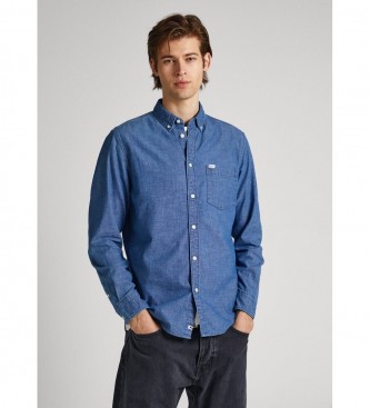 Pepe Jeans Niebieska koszulka Cranmore