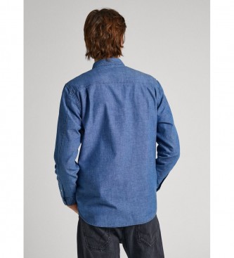 Pepe Jeans Niebieska koszulka Cranmore