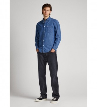Pepe Jeans Niebieska koszulka Cranmore