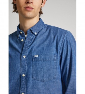 Pepe Jeans Niebieska koszulka Cranmore