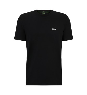 BOSS Elastisk T-shirt svart
