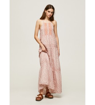 Pepe Jeans Vestido Parhi rosa