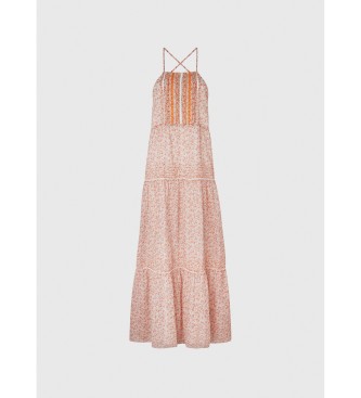 Pepe Jeans Vestido Parhi cor-de-rosa