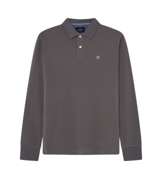 Hackett London Polo Slim Fit Logo zelena