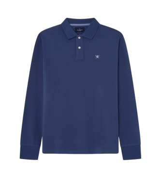 Hackett London Polo Slim Fit Logo marinbl